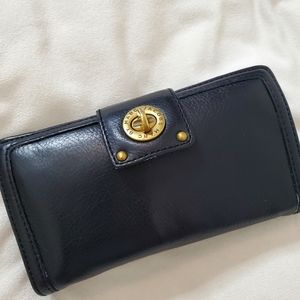 Marc by Marc Jacobs Totally Turn Lock Leather Wallet
